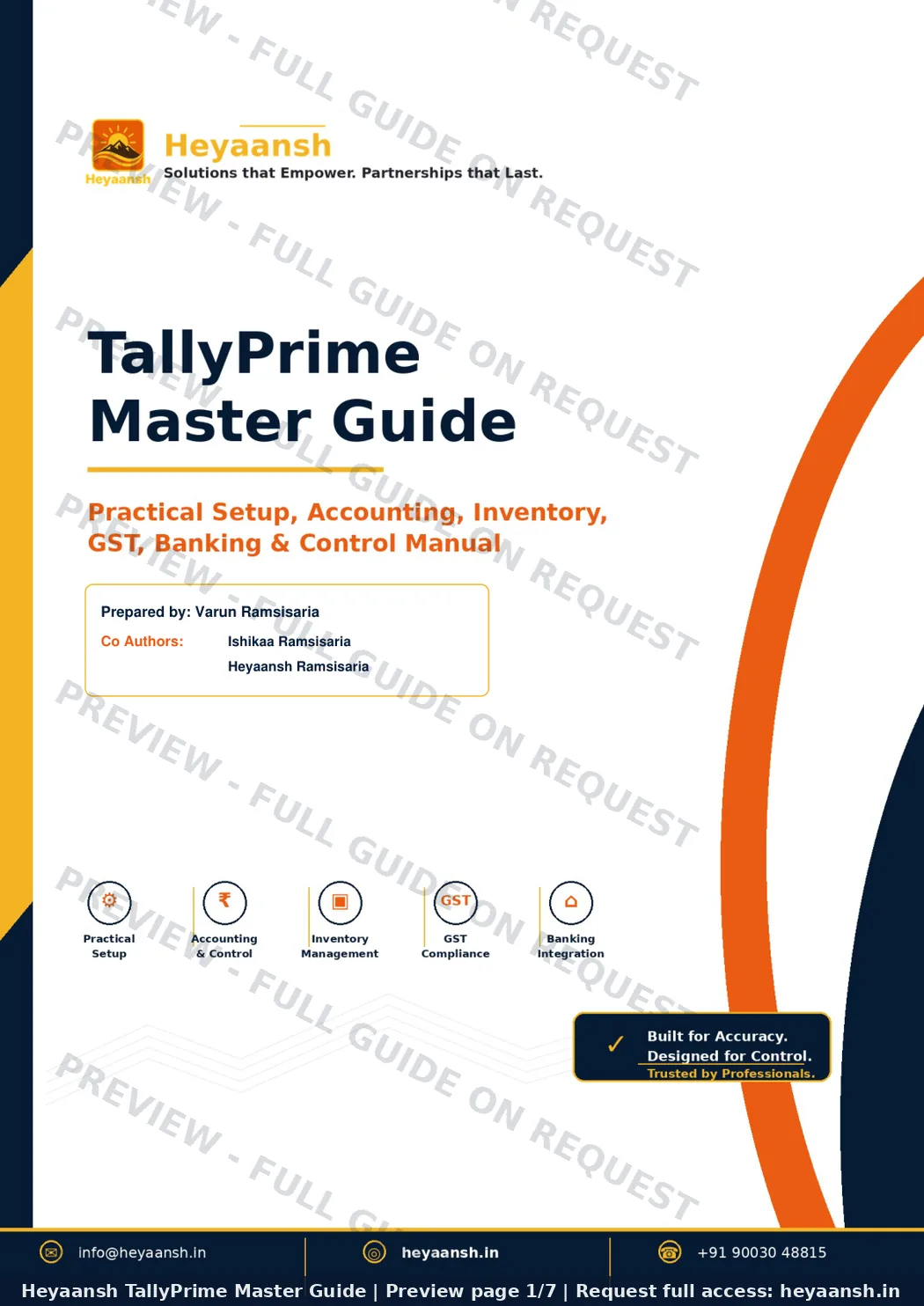 TallyPrime Master Guide preview page 1